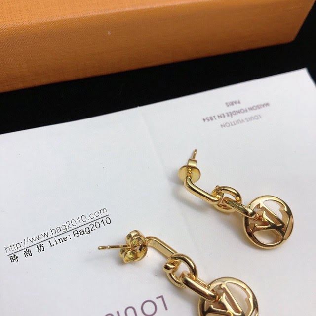Louis Vuitton純銀飾品 路易威登菱形花形耳環 LV立體菱形耳釘耳吊  zglv1849